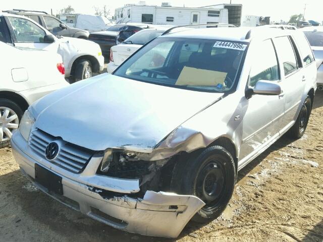 WVWRR61J45W039914 - 2005 VOLKSWAGEN JETTA GL T SILVER photo 2