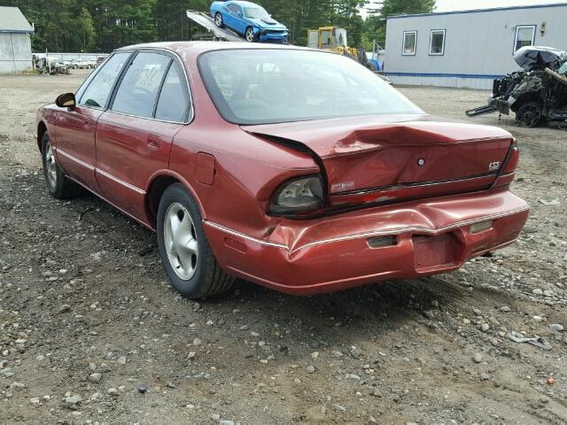 1G3HY52K5W4840283 - 1998 OLDSMOBILE LSS MAROON photo 3