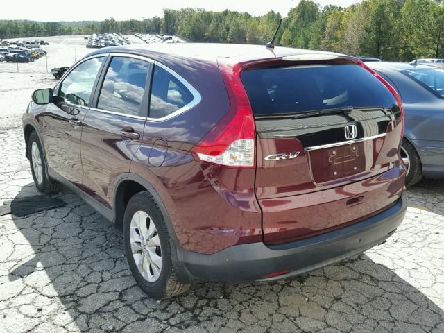 5J6RM3H57EL011154 - 2014 HONDA CR-V MAROON photo 3