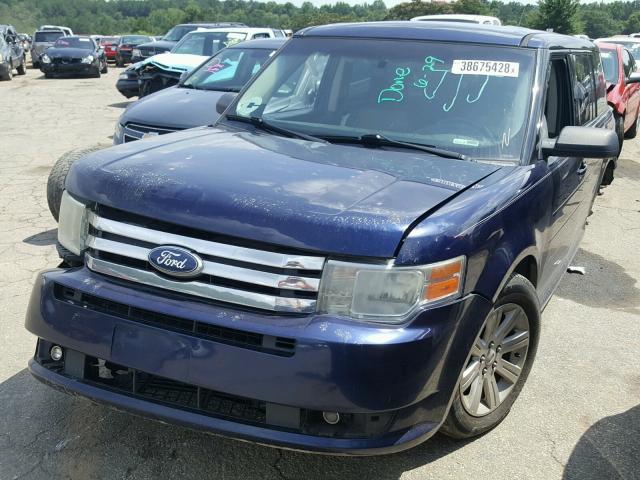 2FMGK5BC1BBD20826 - 2011 FORD FLEX SE BLUE photo 2