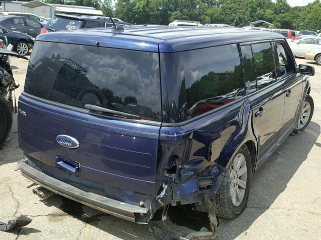 2FMGK5BC1BBD20826 - 2011 FORD FLEX SE BLUE photo 4