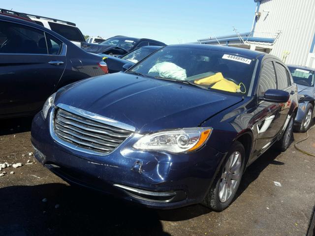 1C3CCBBB1DN543126 - 2013 CHRYSLER 200 TOURIN BLUE photo 2