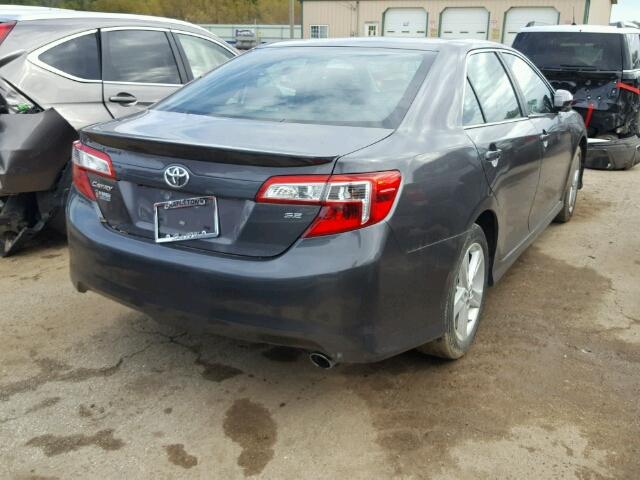 4T1BF1FK1EU454503 - 2014 TOYOTA CAMRY L CHARCOAL photo 4