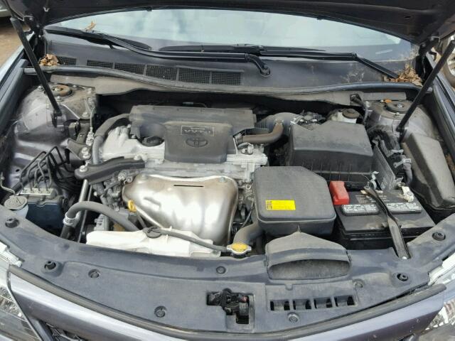 4T1BF1FK1EU454503 - 2014 TOYOTA CAMRY L CHARCOAL photo 7