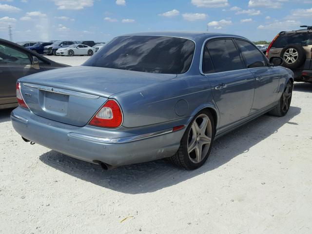 SAJWA79B46SH07043 - 2006 JAGUAR XJ8 L BLUE photo 4