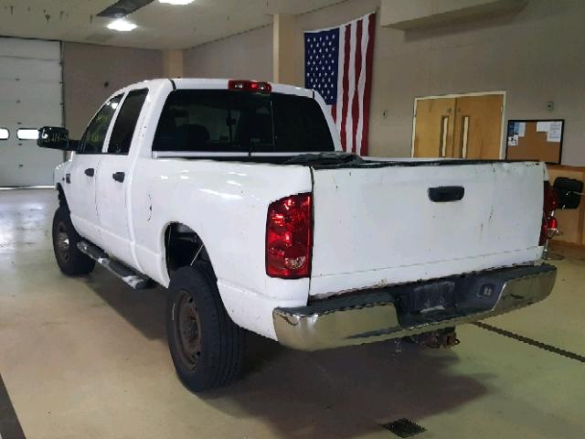 3D7KS28DX8G185709 - 2008 DODGE RAM 2500 S თეთრი ფოტო 3