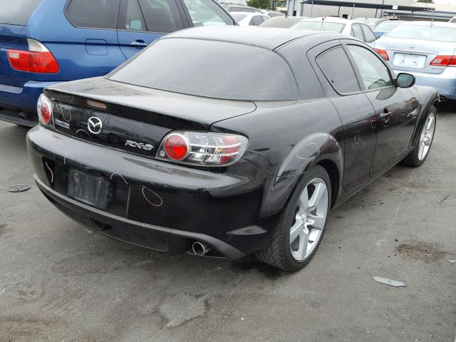 JM1FE173060201147 - 2006 MAZDA RX8 BLACK photo 4