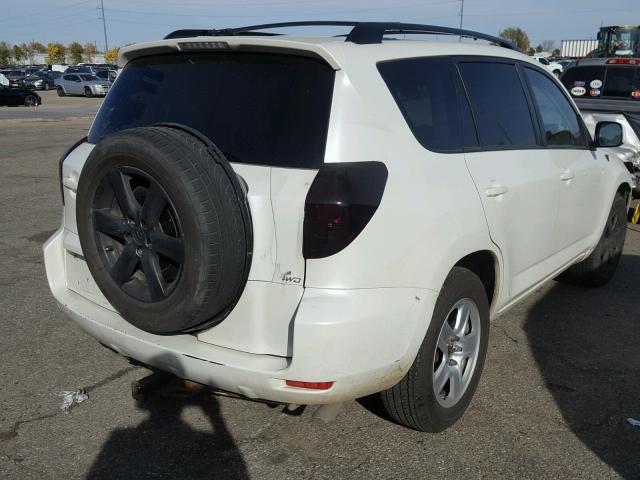 JTMBK31V185045851 - 2008 TOYOTA RAV4 LIMIT WHITE photo 4