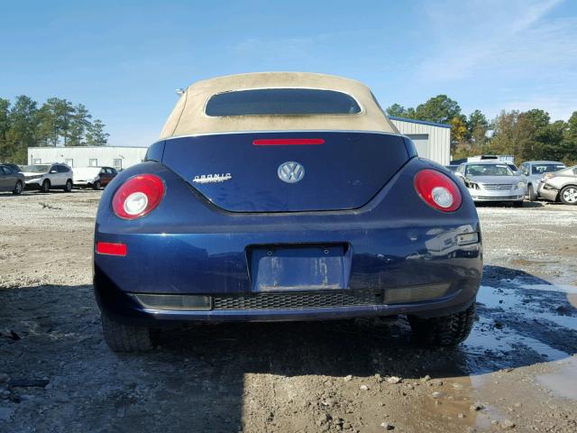3VWRF31Y86M303347 - 2006 VOLKSWAGEN NEW BEETLE 蓝色 照片 9