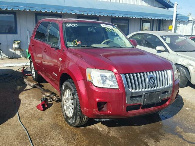 4M2CU87138KJ06984 - 2008 MERCURY MARINER PR RED photo 1