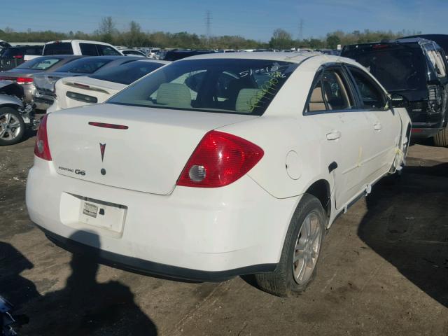 1G2ZF58B374274082 - 2007 PONTIAC G6 VALUE L WHITE photo 4