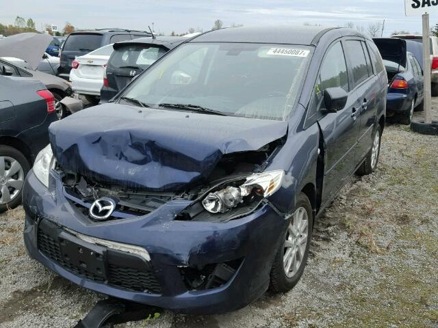 JM1CR293880319492 - 2008 MAZDA 5 BLUE photo 2