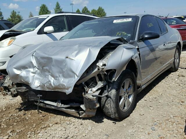 2G1WJ15N279210433 - 2007 CHEVROLET MONTE CARL SILVER photo 2