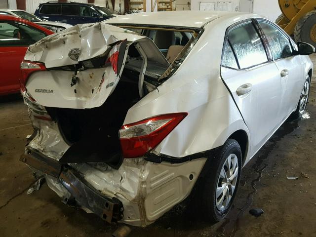 5YFBPRHE7EP011664 - 2014 TOYOTA COROLLA EC 白色 照片 4