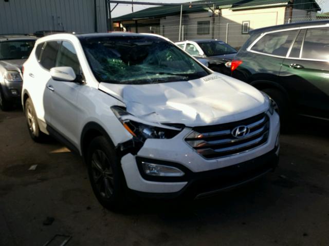 5XYZUDLB9DG053537 - 2013 HYUNDAI SANTA FE S WHITE photo 1