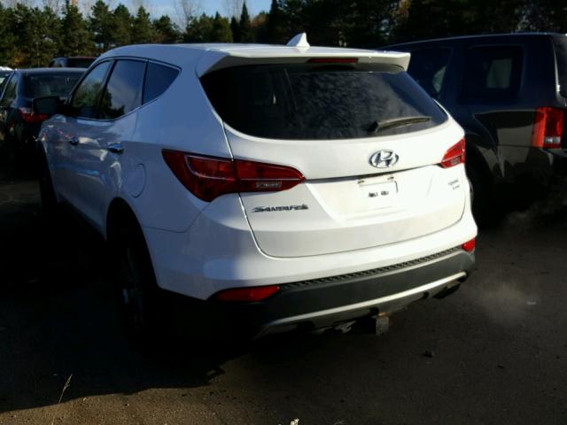 5XYZUDLB9DG053537 - 2013 HYUNDAI SANTA FE S WHITE photo 10