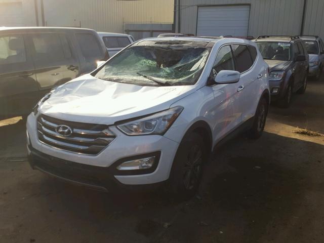 5XYZUDLB9DG053537 - 2013 HYUNDAI SANTA FE S WHITE photo 2