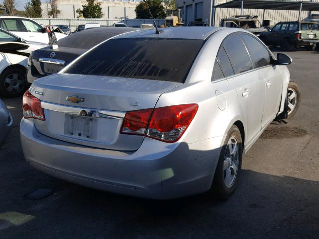 1G1PC5SB7D7161064 - 2013 CHEVROLET CRUZE LT SILVER photo 4