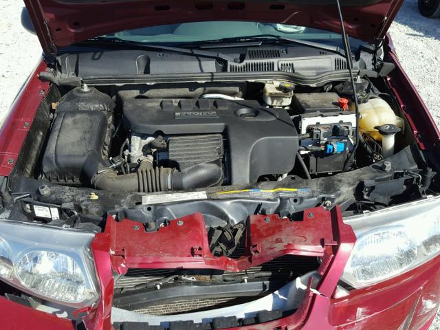 1G8AL55F96Z195617 - 2006 SATURN ION LEVEL Tünd qırmızı foto 7