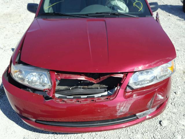 1G8AL55F96Z195617 - 2006 SATURN ION LEVEL Tünd qırmızı foto 9