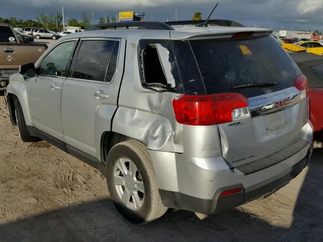 2GKALUEK5D6235024 - 2013 GMC TERRAIN SL SILVER photo 3