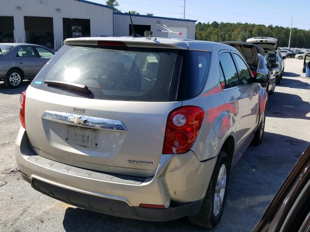 2GNALBEK7D1221727 - 2013 CHEVROLET EQUINOX LS TAN photo 4