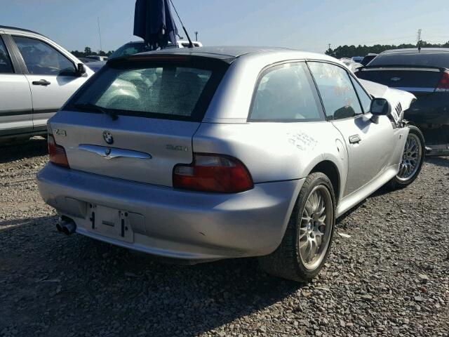 WBACK73471LM13156 - 2001 BMW Z3 3.0 SILVER photo 4