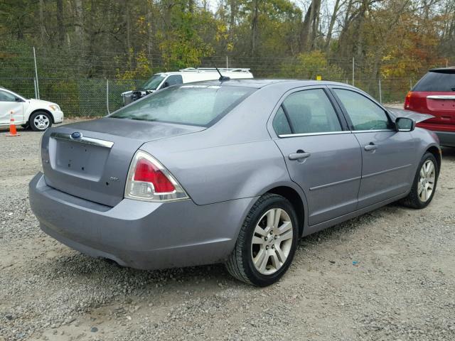 3FAHP08Z37R143378 - 2007 FORD FUSION SEL GRAY photo 4