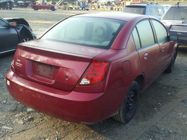 1G8AJ52F64Z181035 - 2004 SATURN ION LEVEL 红色 照片 1