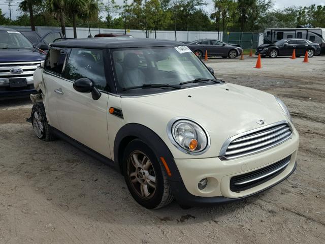 WMWSU3C57DT685265 - 2013 MINI COOPER CREAM photo 1