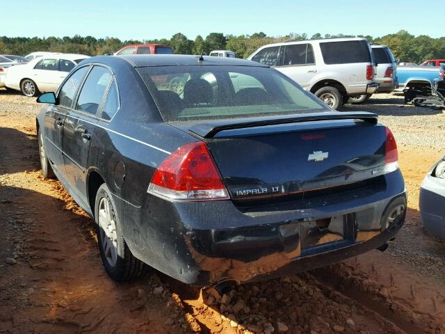 2G1WG5E3XD1161111 - 2013 CHEVROLET IMPALA LT BLACK photo 3