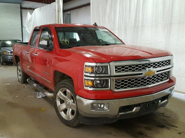 1GCVKSEC0FZ155246 - 2015 CHEVROLET SILVERADO RED photo 1