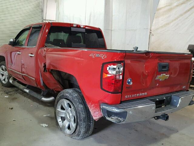 1GCVKSEC0FZ155246 - 2015 CHEVROLET SILVERADO RED photo 9