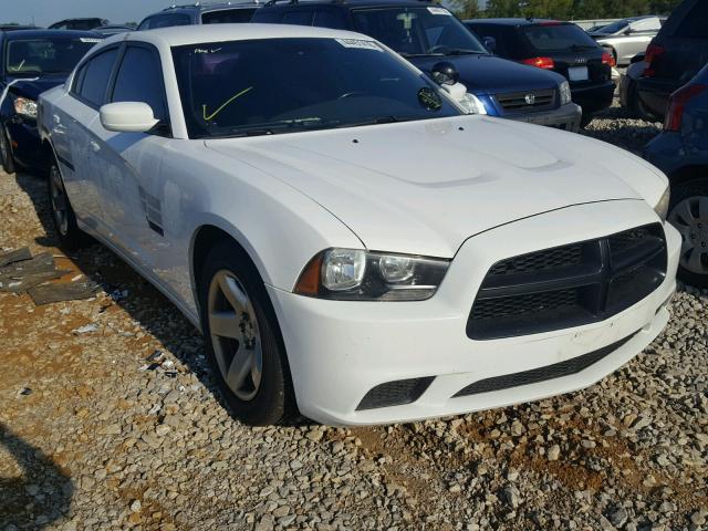 2C3CDXAT0CH159785 - 2012 DODGE CHARGER PO WHITE photo 1