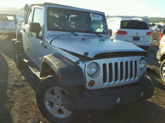 1J4BA3H15AL199075 - 2010 JEEP WRANGLER U SILVER photo 1