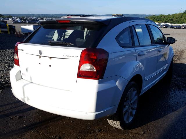 1B3CB5HA9BD229503 - 2011 DODGE CALIBER HE WHITE photo 4