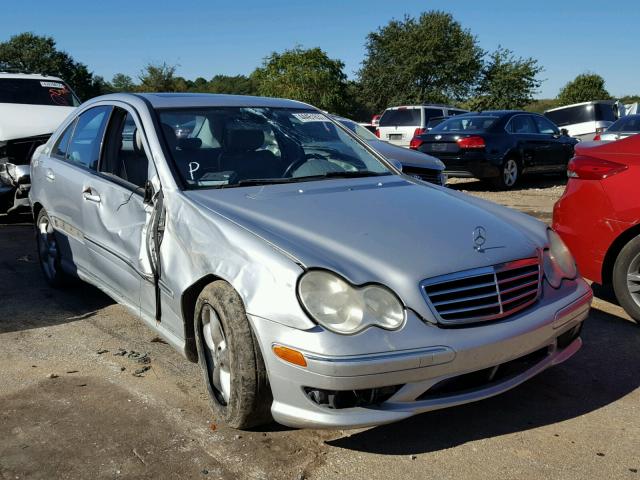 WDBRF52H86A882199 - 2006 MERCEDES-BENZ C GENERATI SILVER photo 1