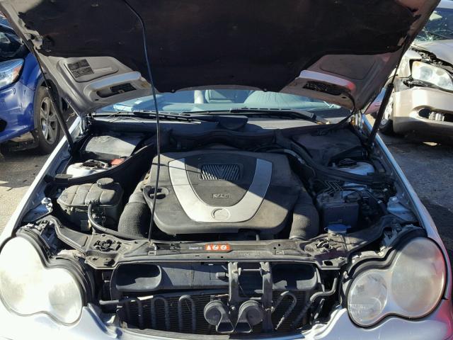 WDBRF52H86A882199 - 2006 MERCEDES-BENZ C GENERATI SILVER photo 7