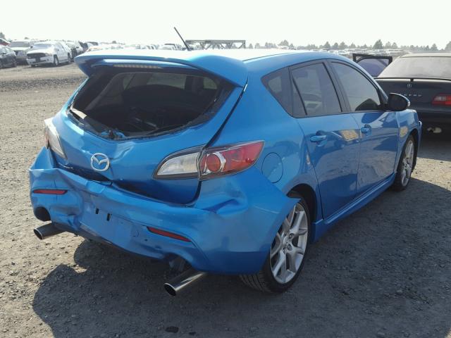 JM1BL1K43B1466623 - 2011 MAZDA SPEED 3 BLUE photo 4