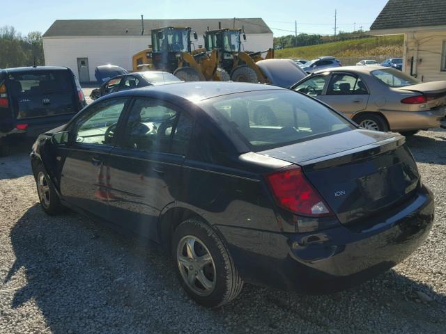 1G8AJ55F06Z114185 - 2006 SATURN ION LEVEL BLACK photo 3