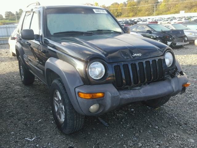 1J4GL48K22W126972 - 2002 JEEP LIBERTY SP BLACK photo 1