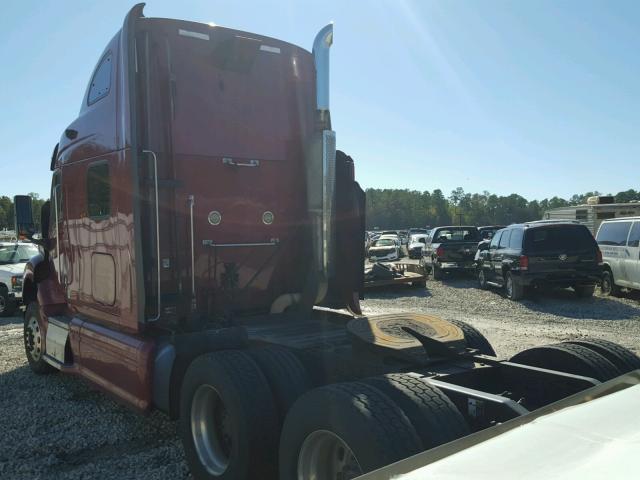 1XP7D49X0AD104720 - 2010 PETERBILT 387 RED photo 3