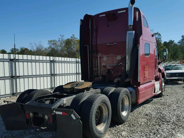 1XP7D49X0AD104720 - 2010 PETERBILT 387 RED photo 4