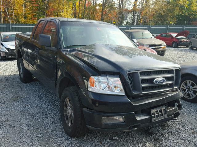 1FTRX14WX5FA19022 - 2005 FORD F150 BLACK photo 1