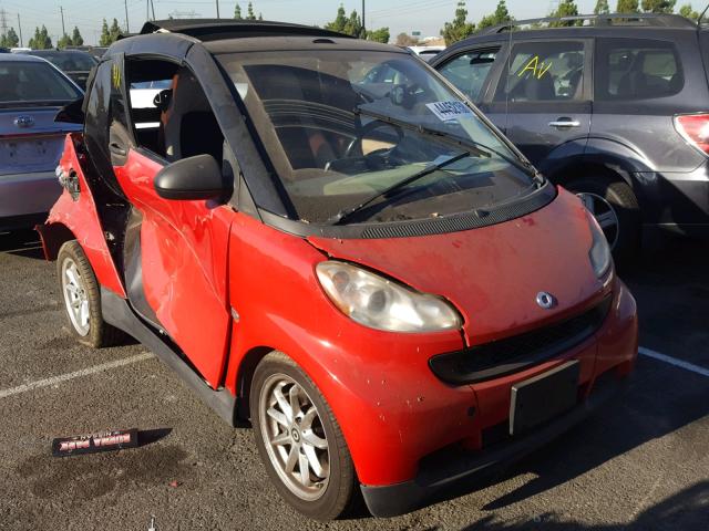 WMEEK31X39K234147 - 2009 SMART FORTWO PAS 红色 照片 1