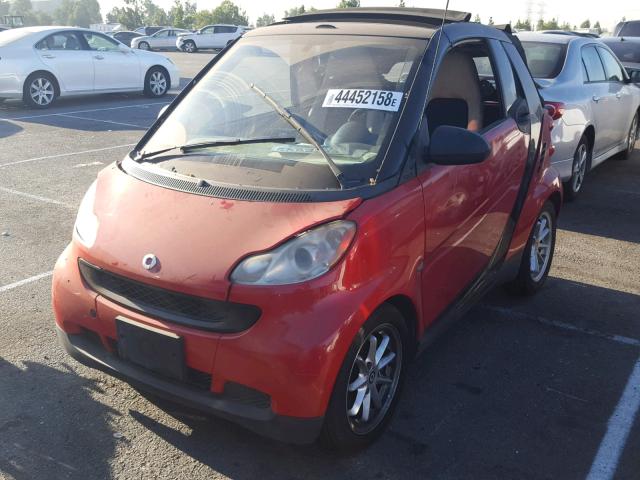 WMEEK31X39K234147 - 2009 SMART FORTWO PAS 红色 照片 2