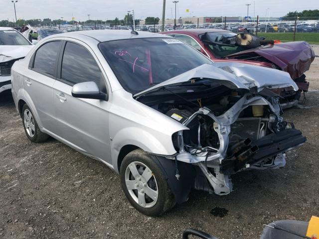 KL1TD56E09B650537 - 2009 CHEVROLET AVEO LS SILVER photo 1