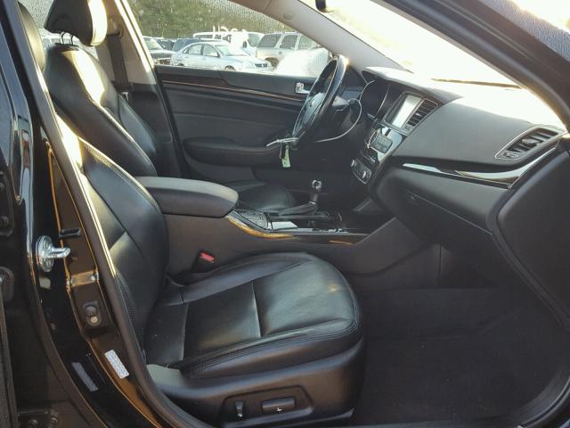 KNALN4D77E5134587 - 2014 KIA CADENZA PR BLACK photo 5