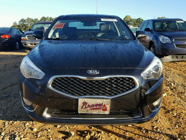 KNALN4D77E5134587 - 2014 KIA CADENZA PR BLACK photo 9