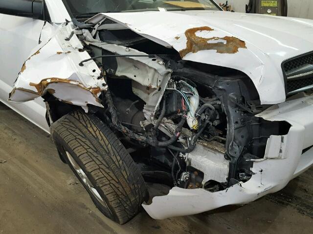 KM8JM12B38U909007 - 2008 HYUNDAI TUCSON GLS WHITE photo 9